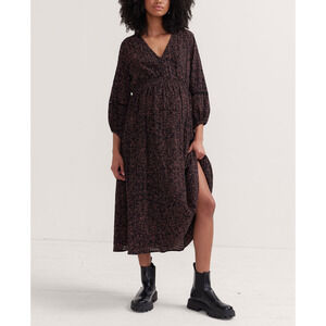 Hatch 'The Victoria' Black Long Sleeve Maternity Dress Size 0